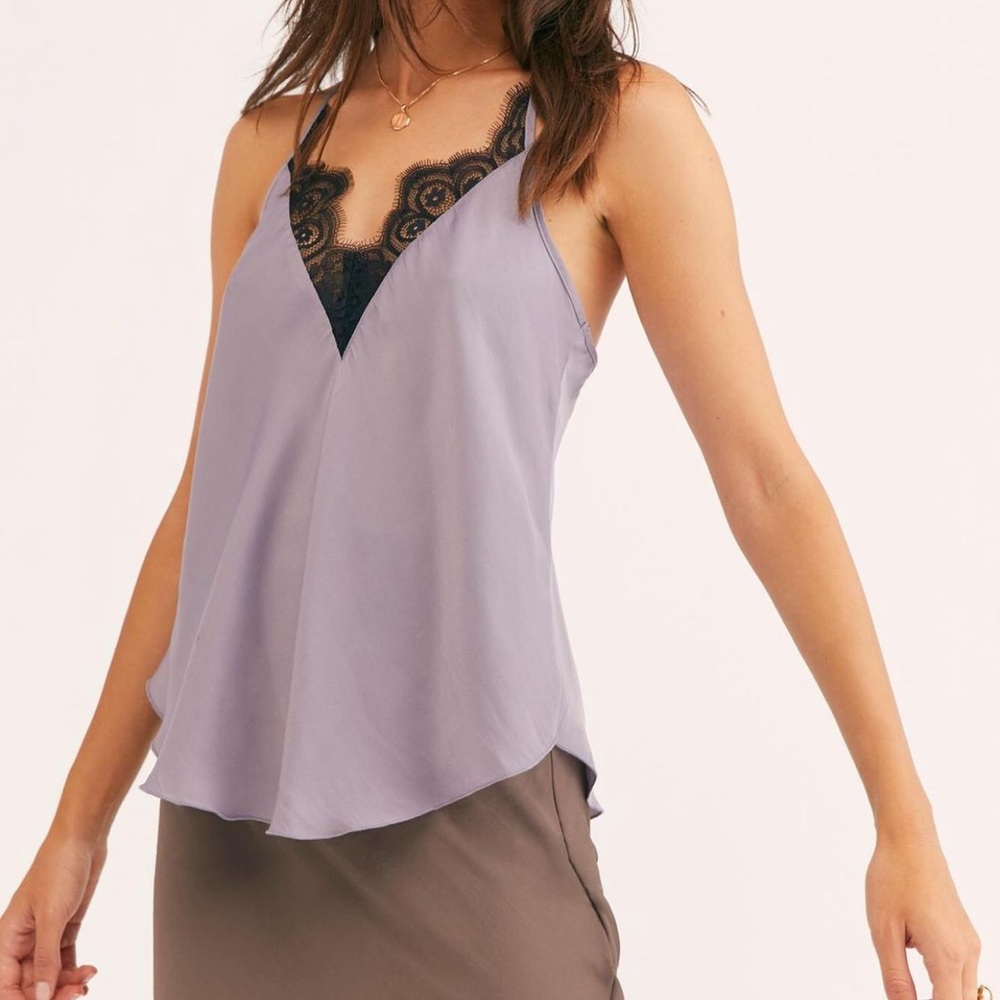 free people satin starlight cami